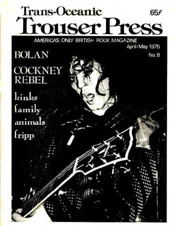 Trouser Press June/July 1976 No.14 by Ira Robbins (Editor): (1976)  Magazine / Periodical | Shore Books